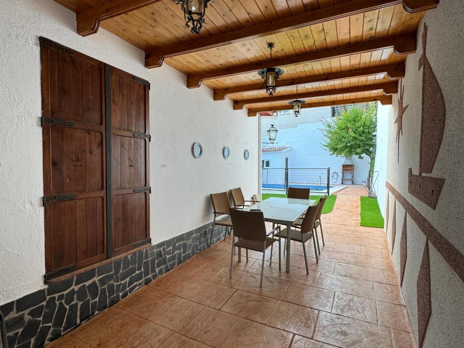 Casa Rural Vistablanca En Una Sola Planta Con Bonitas Vistas Y Piscina - Junto A La Capital Y La Alhambra Сенес-де-ла-Веґа Екстер'єр фото